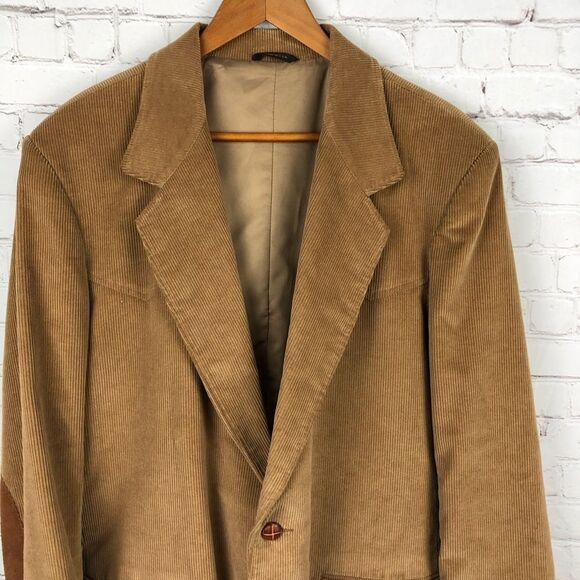 Pioneer Wear Vintage Corduroy Western Blazer Sz 44L - Picture 2 of 12